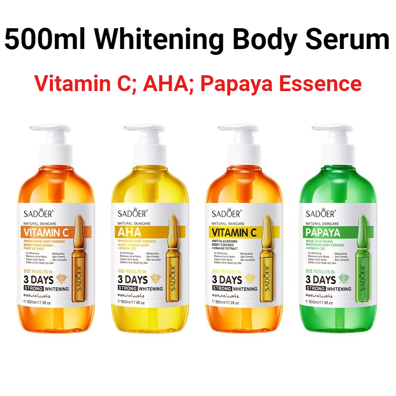 Skincare Niacinamide - سيروم تفتيح البشرة SADOER AHA سعة