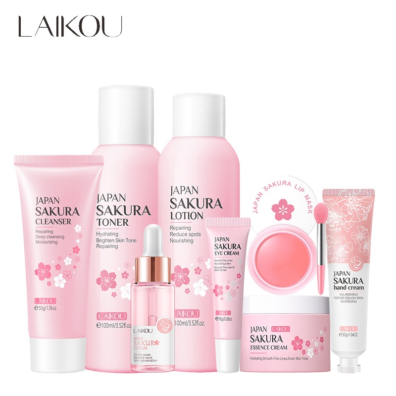 Skincare Niacinamide - مجموعة العناية ببشرة الوجه من Laikou-sakura