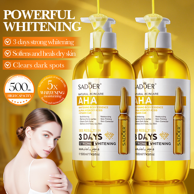 سيروم تفتيح البشرة SADOER AHA  - مراجعة Skincare Niacinamide وسعره