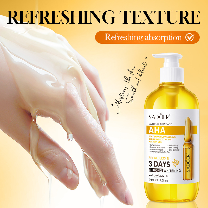 سيروم تفتيح البشرة SADOER AHA  - مراجعة Skincare Niacinamide وسعره